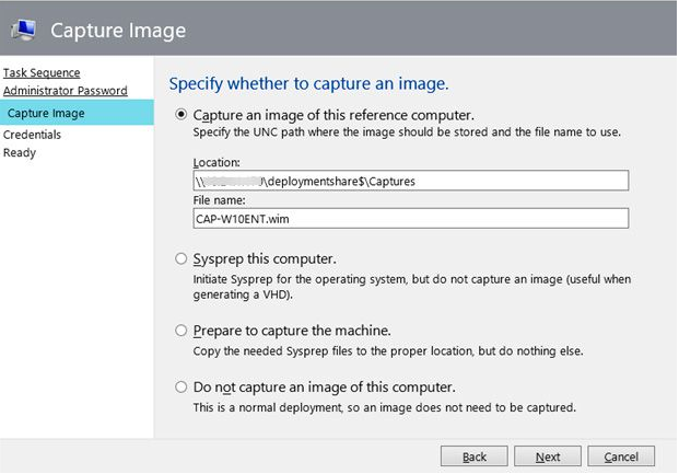 capture image mdt windows 10